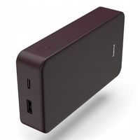 Powerbank 20000 mAh Hama Color USB-C, USB-A power bank bordowy
