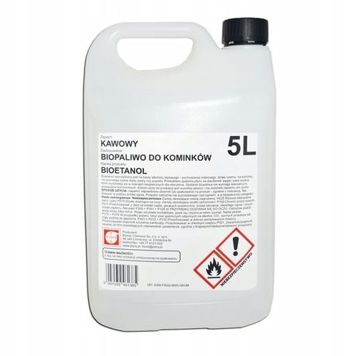 BIOPALIWO ZAPACH KAWY BIOKOMINEK BIOETANOL 5L na Arena.pl
