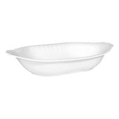 PÓŁMISEK OWALNY GŁĘBOKI DO RYB CHODZIEŻ IWONA C000 BIAŁY 33 CM