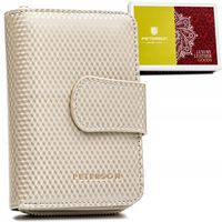 skórzany portfel damski w orientacji pionowej - peterson