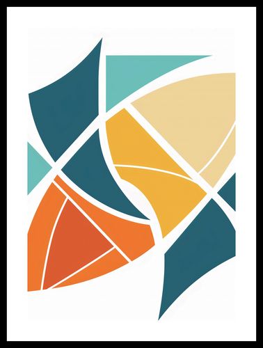 Plakat 64x90cm Geometria Wiatru na Arena.pl