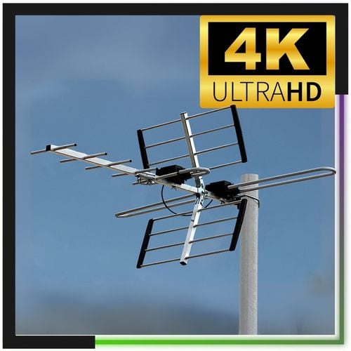Antena do TV naziemnej DVB-T2 COMBO MUX-8 VHF/UHF zewnętrzna 4K LTE na Arena.pl