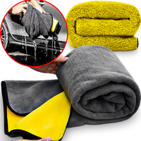 RĘCZNIK Z MIKROFIBRY DO OSUSZANIA SAMOCHODU LAKIERU DELIKATNY 90x60CM