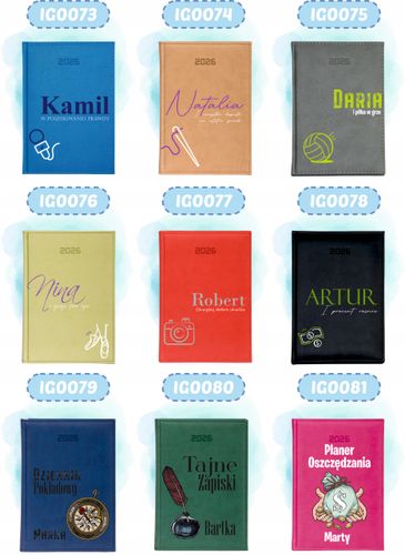 KALENDARZ A5 2026 DZIENNY PLANER Z NADRUKIEM UV DLA STRAŻAKA OSP PREZENT na Arena.pl