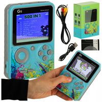 MINI KONSOLA PRZENOŚNA DO GIER DLA DZIECI RETRO 500 GIER WIDEO GAME BOX