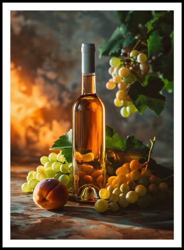 Plakat 64x90cm Bursztynowe Wino na Arena.pl