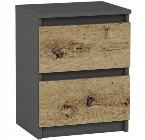 Szafka nocna komoda stolik 40cm R-2 ANTRACYT MIX ARTISAN na Arena.pl