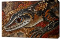 Obraz 90x60cm Oko Jaszczurki