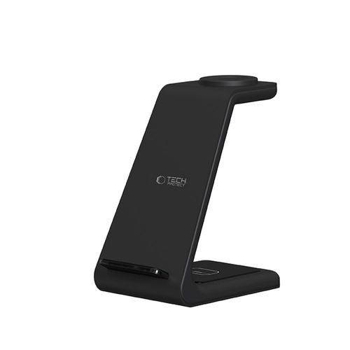 tech-protect qi15w-a36 3in1 wireless charger for apple black na Arena.pl