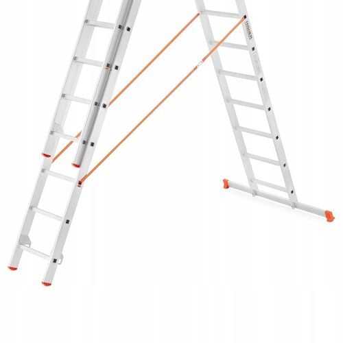 Drabina aluminiowa 3x15 HIGHER 150kg wielofunkcyjna PROFESJONALNA na Arena.pl