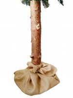 60cm Pień do choinki na pniu juta stojak naturalny choinkowy 4 nogi + juta