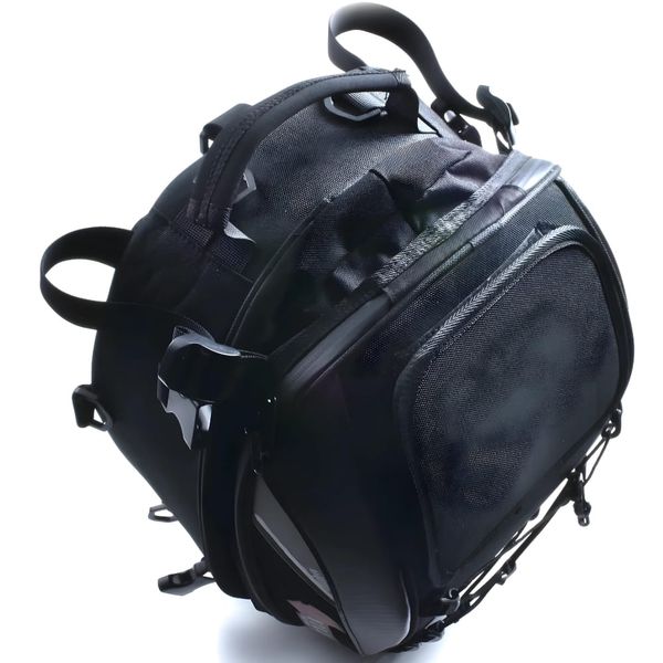 Plecak usztywniany na motor pokrowiec wodoodporny, paski do mocowania zdjęcie 5