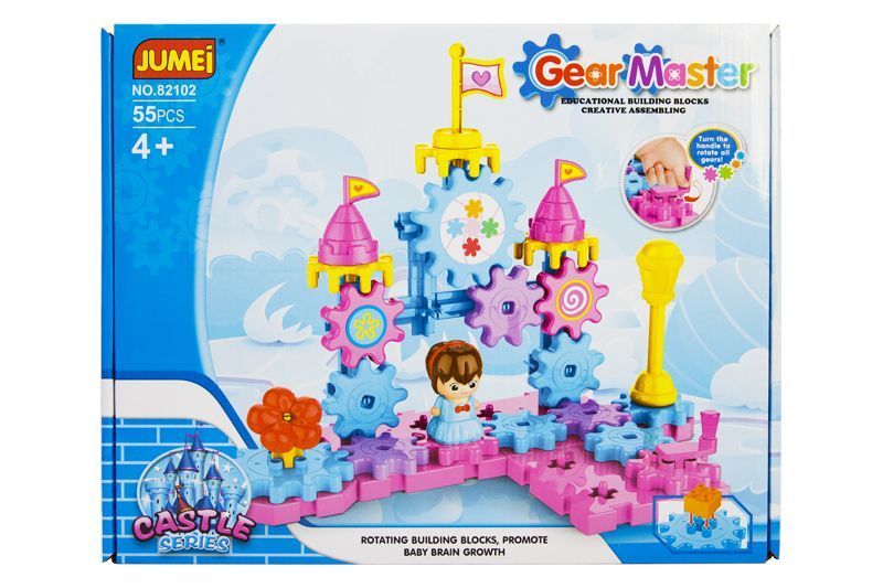 Ruchome klocki Jumei 4+ ZAMEK 55 elementów zdjęcie 1