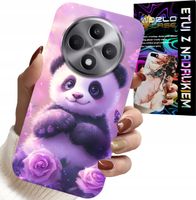 ETUI DO OPPO RENO12 F / 12FS 5G - SŁODKA PANDA WZORY DLA DZIECI + SZKŁO