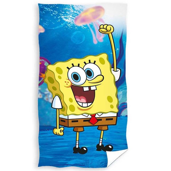 Ręcznik licencyjny 70x140cm - SPONGEBOB zdjęcie 1
