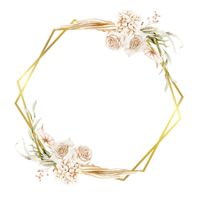 Opłatek na tort Ramka Boho Kwiaty Postać Kobieta Okazjonalny 18 30 40 50 60