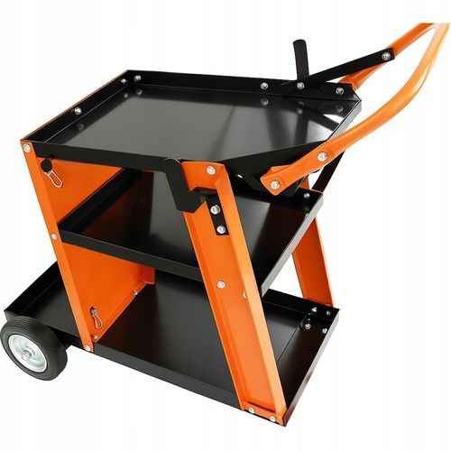 WÓZEK SPAWALNICZY DO SPAWAREK Z PÓŁKAMI STABILNY MOBILNY PÓŁKA NA BUTLĘ na Arena.pl