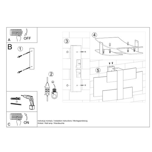 Kinkiet CELIA chrom na Arena.pl