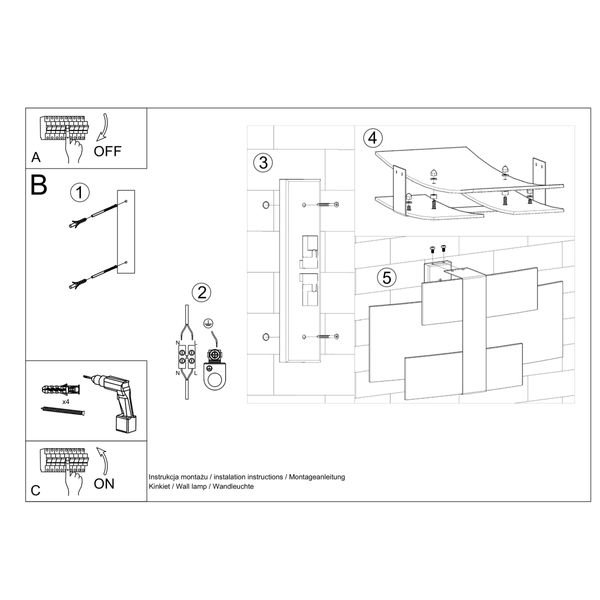 Kinkiet CELIA chrom zdjęcie 5