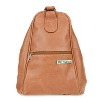 Plecak Damski Skórzany Brązowy camel Torebka 2W1 na wycieczkę Beltimore 019