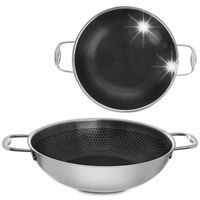Patelnia głęboka wok stalowa NON-STICK indukcja COOKCELL 28 cm ORION 112991