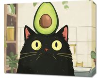 Obraz 60x50cm Awokado Na Głowie