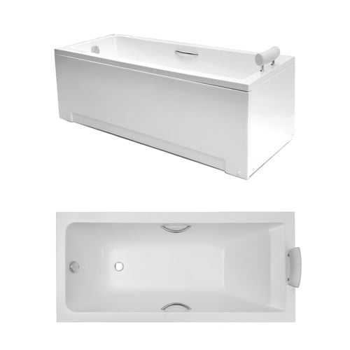 Wanna biała NICOLE AKRYLOWA PRAWA/LEWA KOMPLET 160x70x52 na Arena.pl