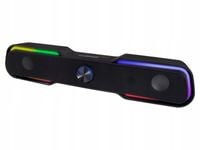 Głośnik USB SOUNDBAR LED RAINBOW APALA EGS101