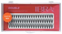 IBRA Kępki rzęs DOUBLE 0.07-C-Mix  8,10,12 mm - 1op.