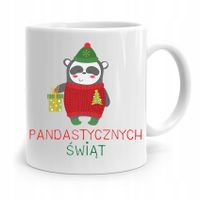 Kubek Świąteczny Prezent Pod Choinkę Na Mikołaja Z Nadrukiem Ze Zdjęciem