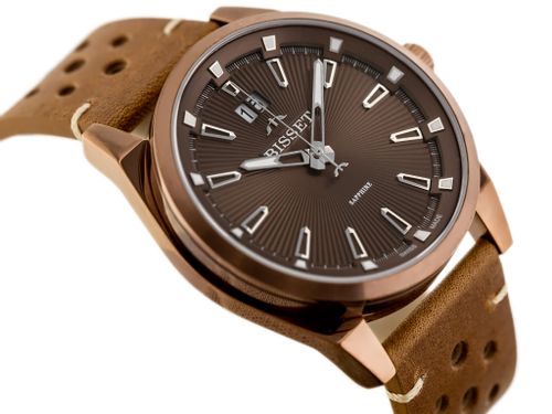 ZEGAREK MĘSKI BISSET BSCF40 - SZAFIROWE SZKŁO na Arena.pl