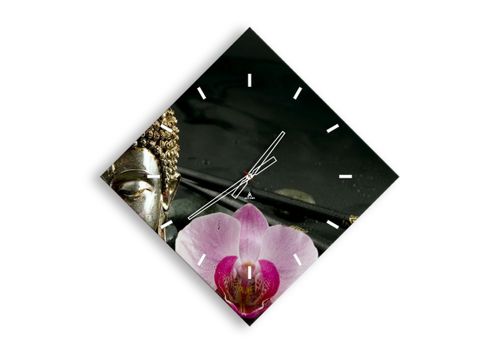 Zegar Ścienny - Storczyk Bożek - 60X60 Cm - C3Ad60X60-0145 na Arena.pl