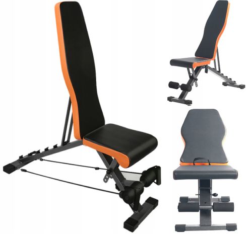 Ławka prosta treningowa regulowana Ławeczka wysoka stabilna GRATIS LINKI na Arena.pl