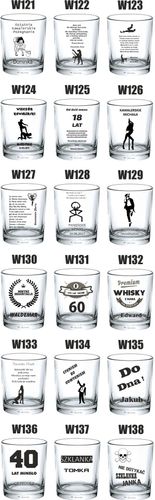 Szklanka WHISKY prezent na święta mikołajki grawer na Arena.pl