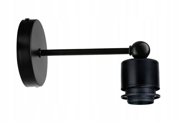 LAMPA KINKIET E27 ścienny stały loft KULA Drewno zdjęcie 3