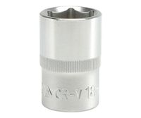 NASADKA KRÓTKA 6-KĄTNA CHROMOWANA 1/2'' 18MM - YT-1211