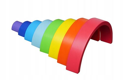 drewniane klocki tęcza jhtoy-318 na Arena.pl