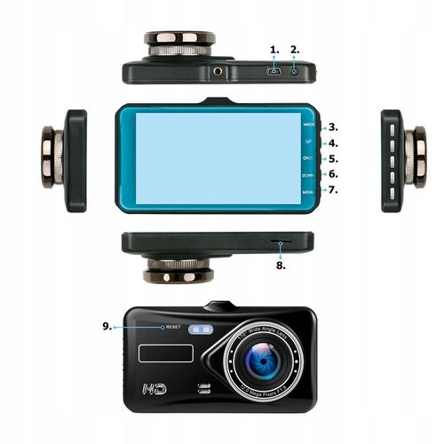 WIDEOREJESTRATOR JAZDY DOTYKOWY REJESTRATOR FULLHD na Arena.pl