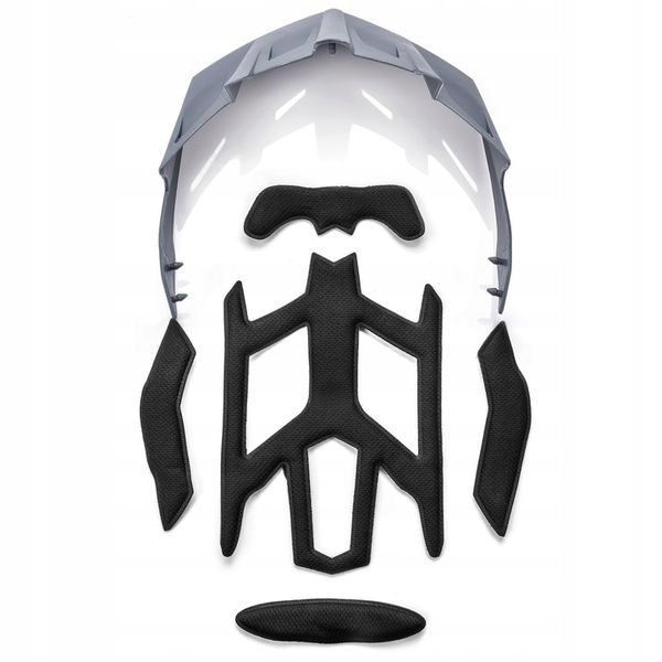 KASK ROWEROWY METEOR STREET M 55-58 IN-MOLD szary zdjęcie 4