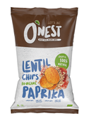 Chipsy Z Soczewicy Paprykowe Bezglutenowe BIO 75 g - O&#39;nest