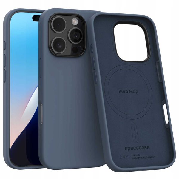 Spacecase Pure Mag Iphone 16 Pro Dark Blue zdjęcie 1