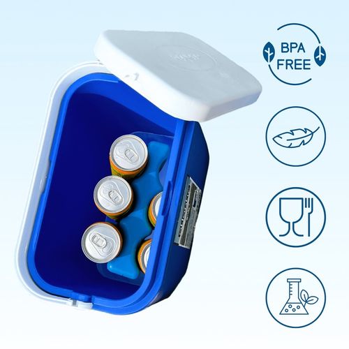 LODÓWKA TURYSTYCZNA 10L na WKŁADY MROŻĄCE do auta KAMPERA łodzi piknik na Arena.pl