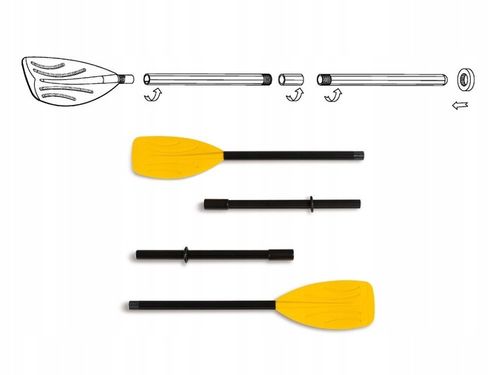 Ponton Intex Explorer 300 3os. Pompka + Wiosła 58358 MODEL 2024 na Arena.pl