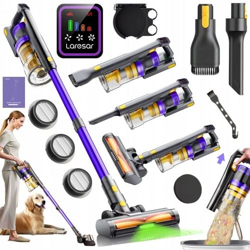 Odkurzacz pionowy Laresar X11 fioletowy na Arena.pl