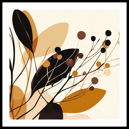 Plakat 70x70cm Jesienne Sylwety na Arena.pl