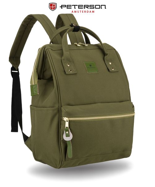 plecak materiałowy ptn alfa-0343 green zdjęcie 2