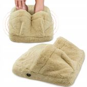 KAPCIE ELEKTRYCZNE DO STÓP Pluszowe OCIEPLACZ Prezent na dzień Babci Mamy