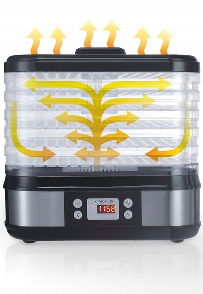 Duża Suszarka spożywcza do Grzybów Owoców Warzyw Dehydrator Timer Krexus zdjęcie 10