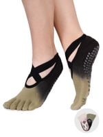 Skarpety stopki pięciopalczaste do jogi ABS cieniowane 2PAK 36-41 YOCLUB