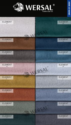 Nowoczesna Pufa trapicerowana GAPPA z czarnymi nóżkami na Arena.pl